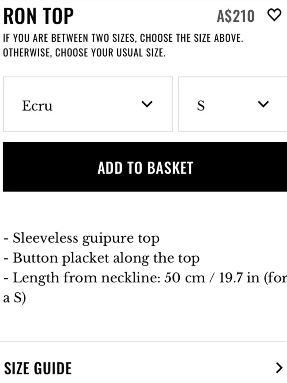 Sezane Cream Crochet Knit Button-Front Sleeveless Top - Picture 4 of 4